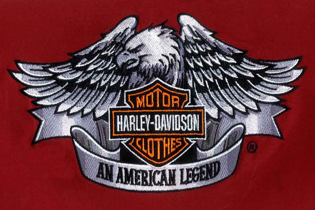 Harley Davidson logo digitized